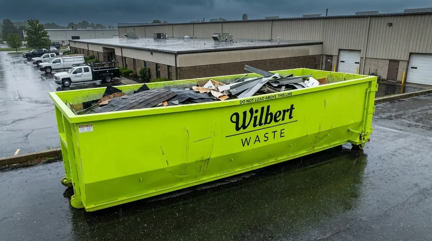 30 yard roll-off dumpster